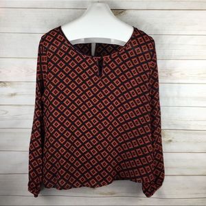 Ava Women’s Bohemian Printed Fall Cute Blouse Top